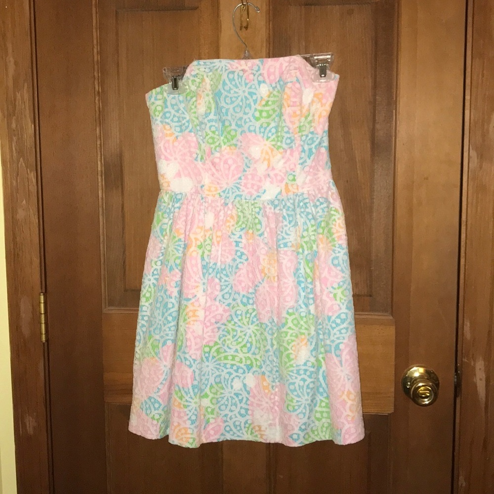 Lilly Pulitzer Lace Overlay Dress